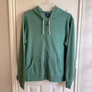 Mens Jcrew zip up hoodie.